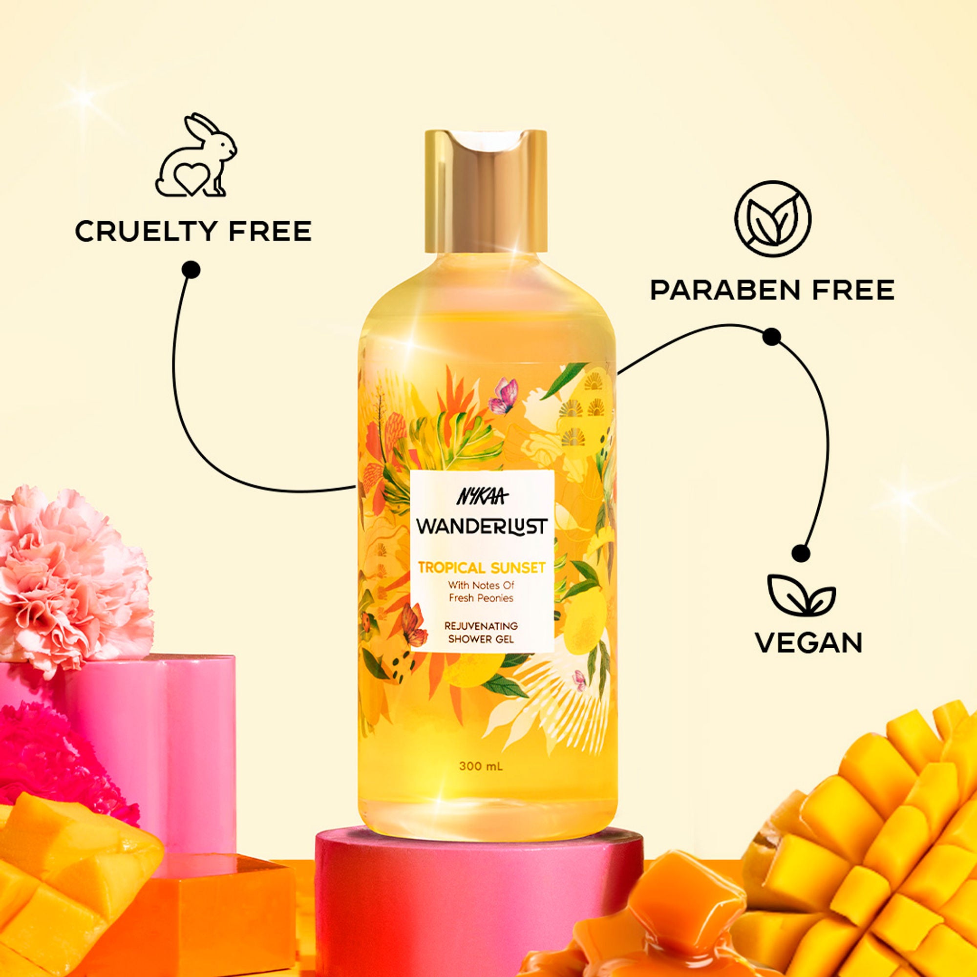 Wanderlust Shower Gels - Tropical Thai Sunset - Distacart