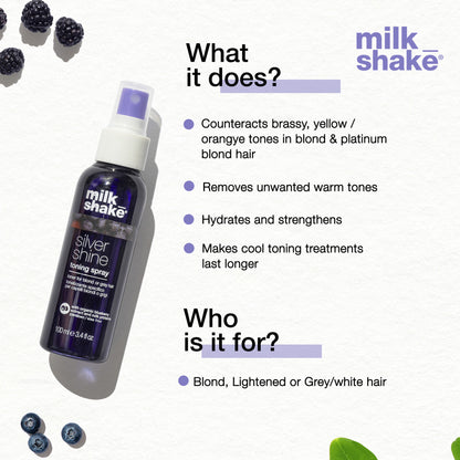 Milkshake Silver Shine Toning Spray, Leave In Conditioner