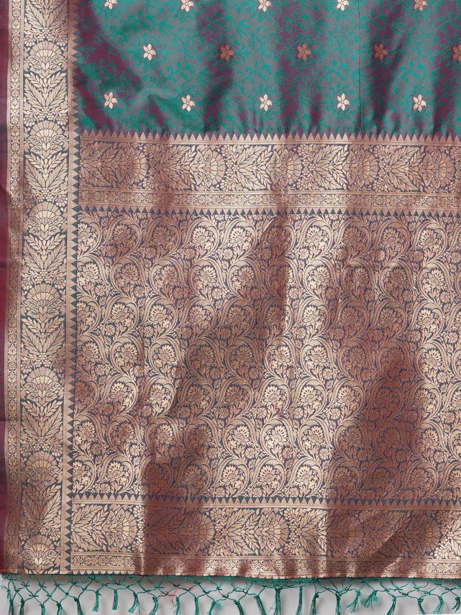 Anouk Woven Design Zari Banarasi Saree - Distacart