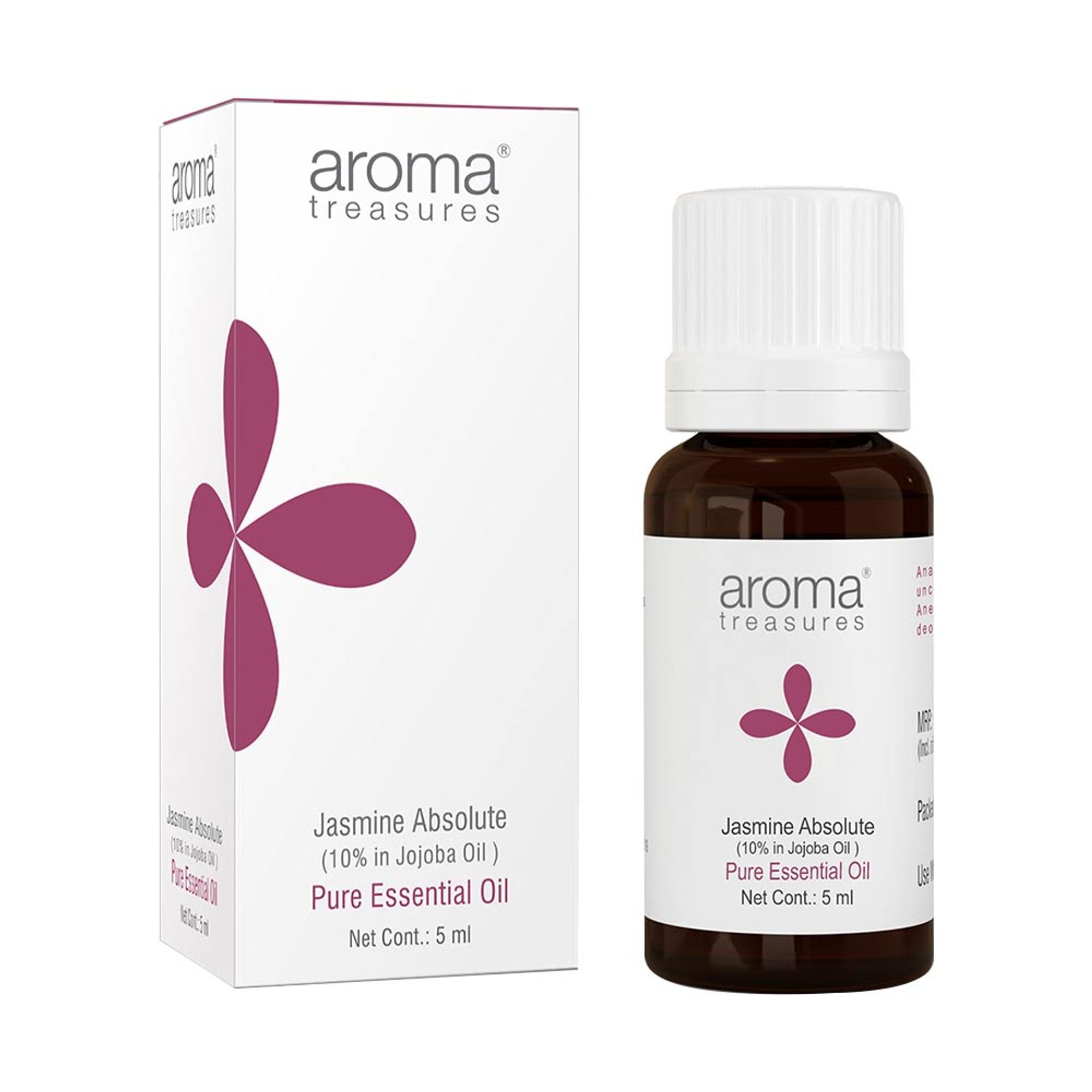 Aroma Treasures Jasmine Absolute Pure Essential Oil - Distacart