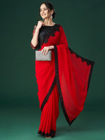 Thumbnail for kasee Embroidered Sequinned Sarees