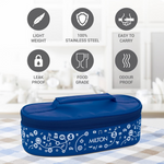 Thumbnail for Milton Lifestyle Lunch Box with Insulated Bag - Blue - Dista