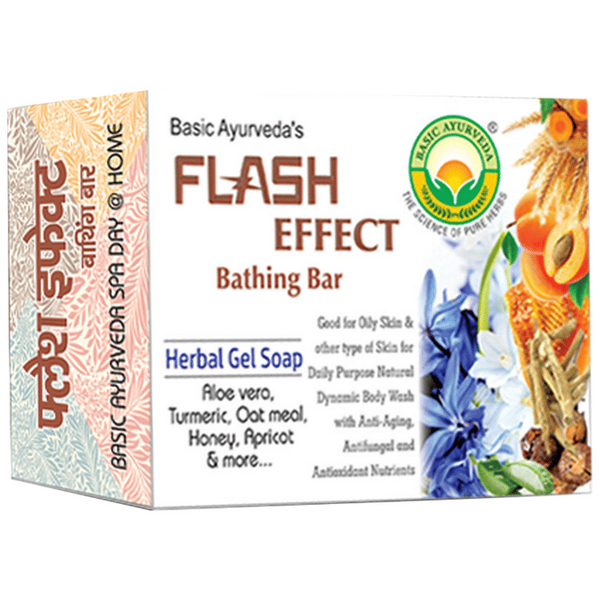 Basic Ayurveda Flash Effect Bathing Bar - Distacart