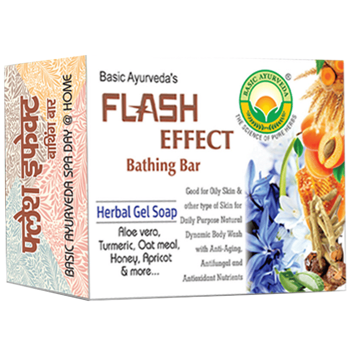 Basic Ayurveda Flash Effect Bathing Bar - Distacart