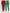 TAG 7 Women Set of 2 Maroon & Green Ankle Length Leggings - Distacart