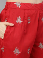 Thumbnail for Aks Ethnic Motifs Printed Kurta With Palazzos & Dupatta - Distacart