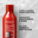 Thumbnail for Redken Frizz Dismiss Sulphate Free Shampoo with Smoothening Complex for Frizzy Hair - Distacart