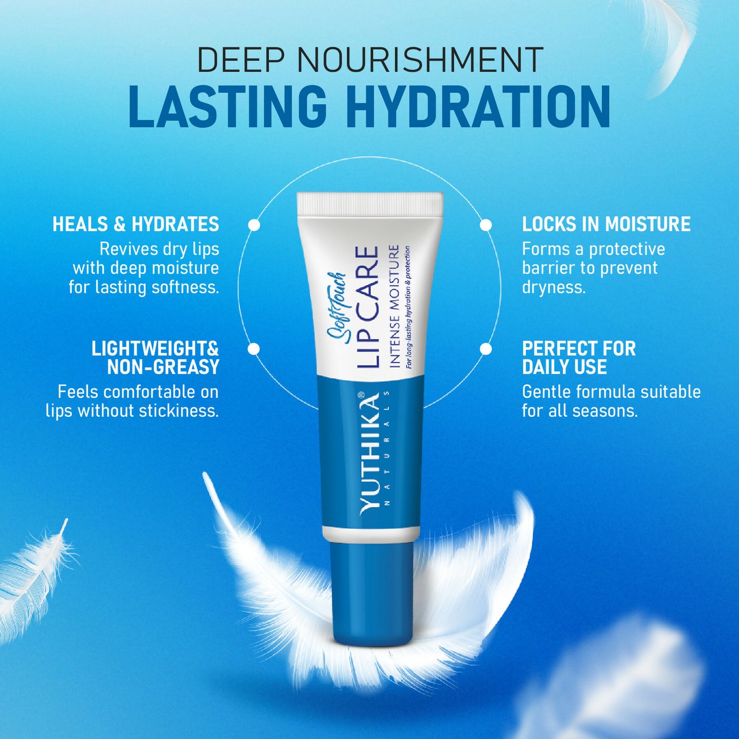 Yuthika Naturals Soft Touch Lip Balm - Distacart