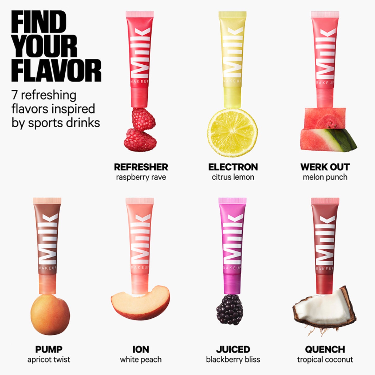 Milk Makeup Balmade Electrolyte Lip Balm - Quench - Distacart