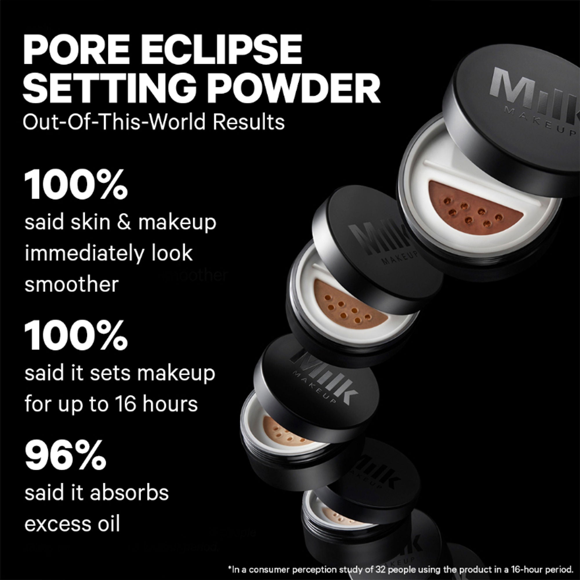 MILK MAKEUP Pore Eclipse Matte Translucent Setting Powder - Rich Deep