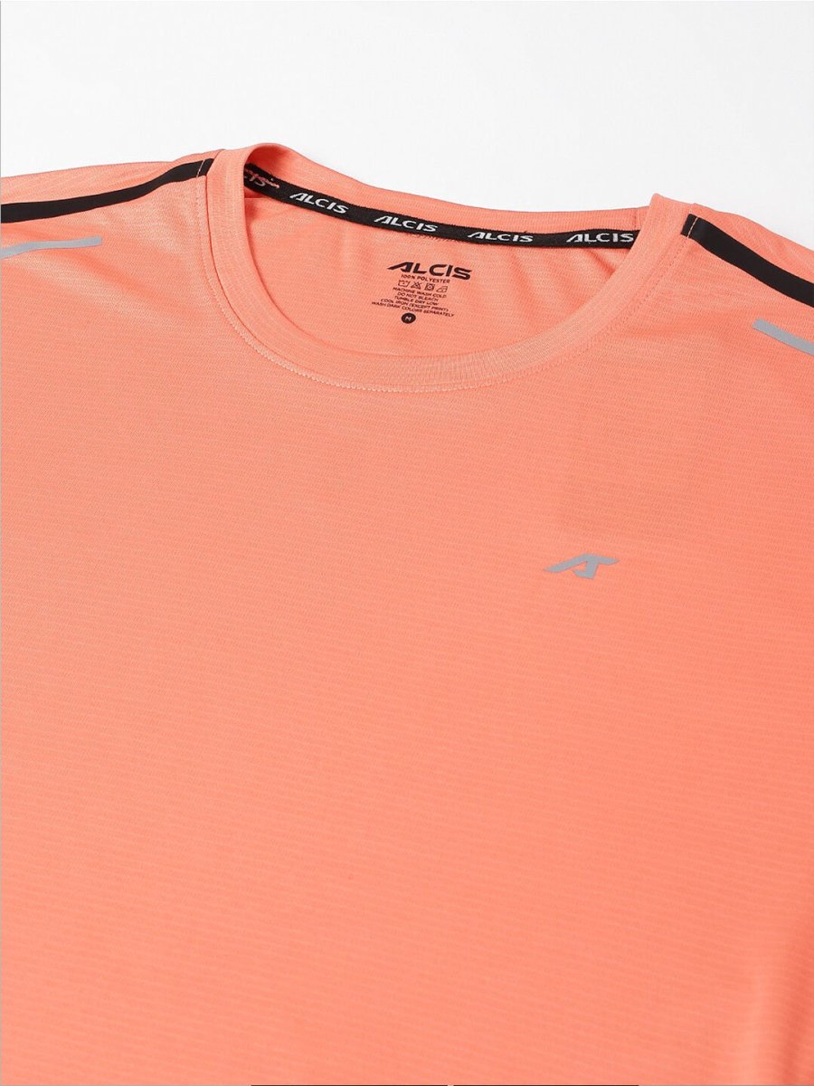 Alcis Round Neck Slim Fit Anti-Static T-Shirt - Distacart