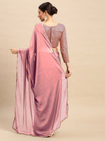 Thumbnail for Anouk Sequinned Pure Georgette Saree - Distacart