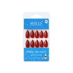 Thumbnail for shills professional reusable press on nails almond spn606