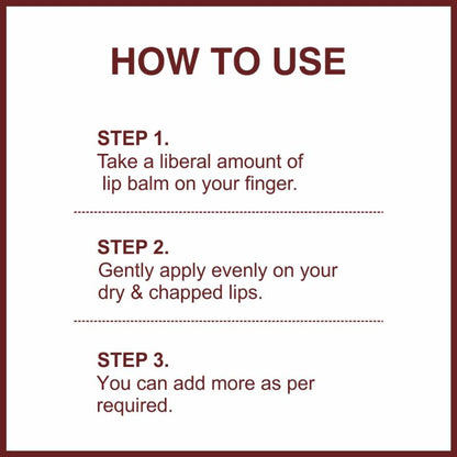 She Essentials Beetroot Lip Balm For Lip Lightening, Dry & Chapped Lips, Makes Soft & Glossy Lips