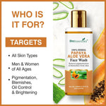 Thumbnail for She Essentials Papaya Brightening Face Wash For Glowing & Radiant Skin
