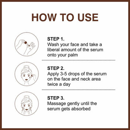 She Essentials Coffee Face Serum For Hydration & Sun Damage Protection - Antioxidant-Rich