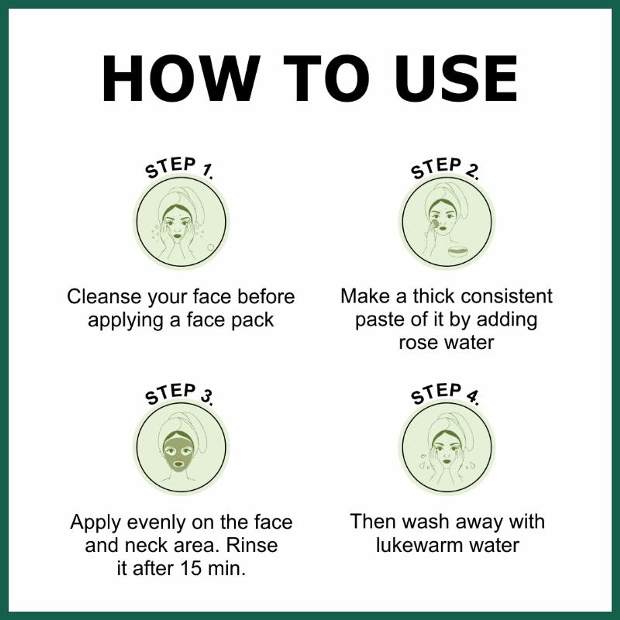 She Essentials 100% Natural Ubtan Powder For Glowing Skin Face Pack & Mask