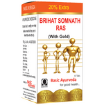 Thumbnail for Basic Ayurveda Brihat Somnath Ras (With Gold) - Distacart
