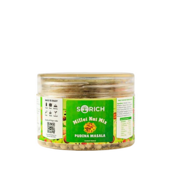Sorich Organics Millet Nut Mix – Pudina Masala Crunchy & Healthy Snack - Distacart