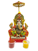 Bring Bappa Home Combo: Eco-Friendly Ganesh Idol + 24 Assorted Modaks + Motichoor Laddu - Dista