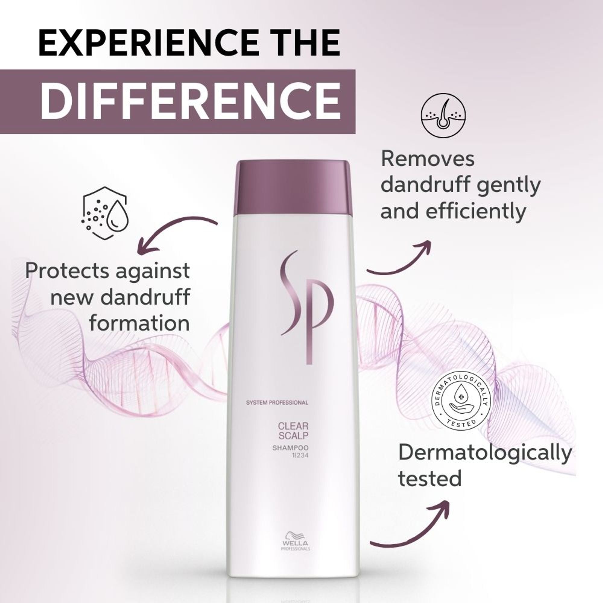 System Professional Clear Scalp Anti-dandruff Shampoo for Flake-Free & Itch-Free Scalp - Distacart
