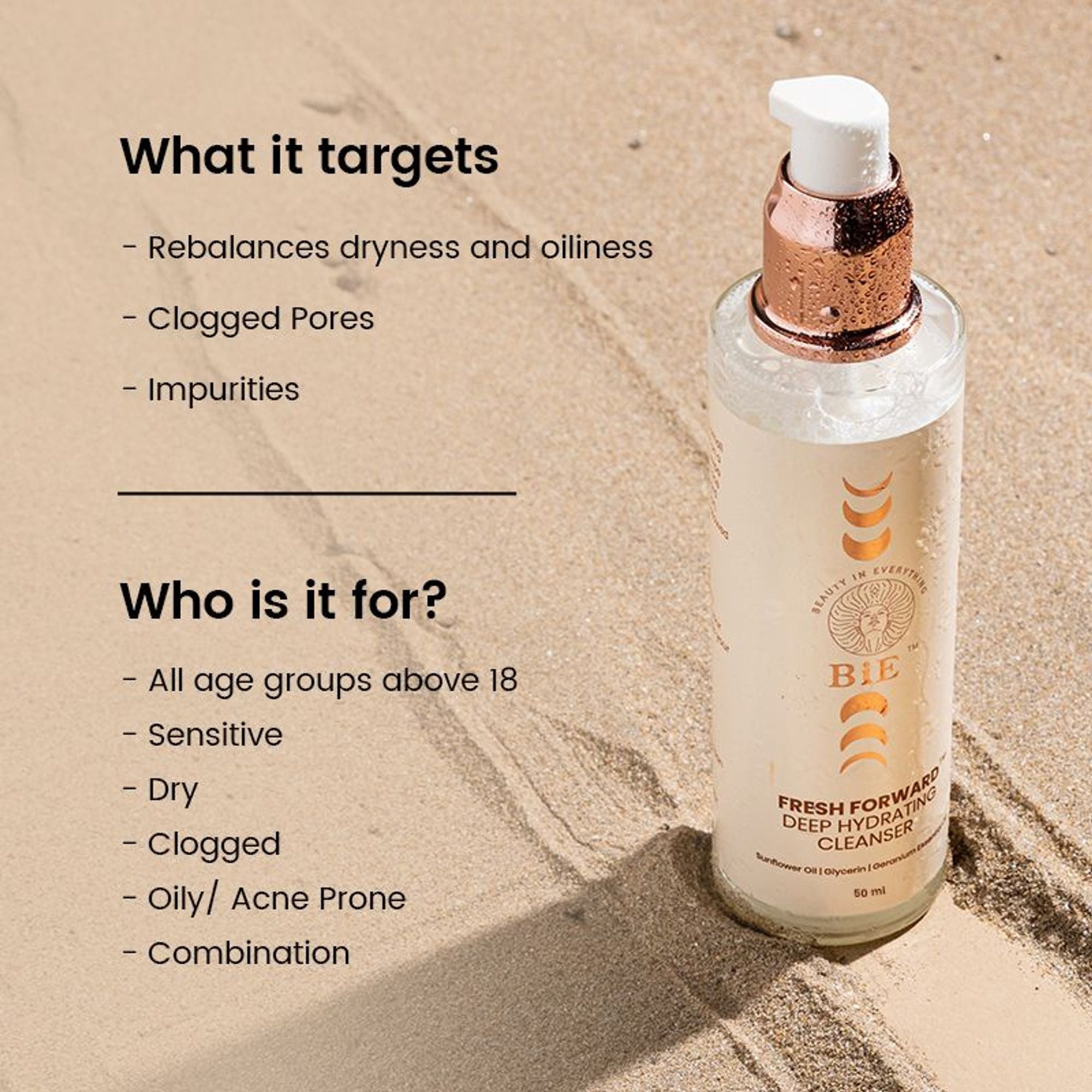 BiE Fresh Forward- Deep Hydrating Cleanser - Distacart