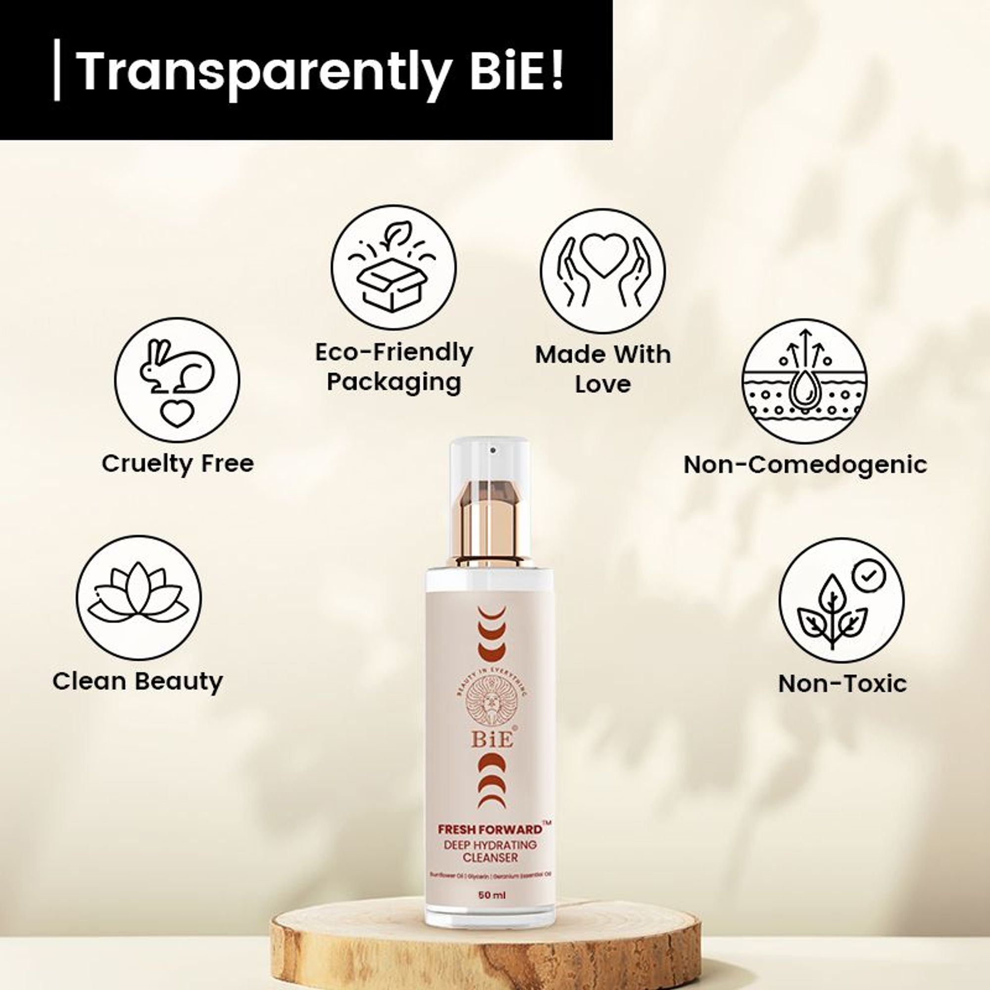 BiE Fresh Forward- Deep Hydrating Cleanser - Distacart