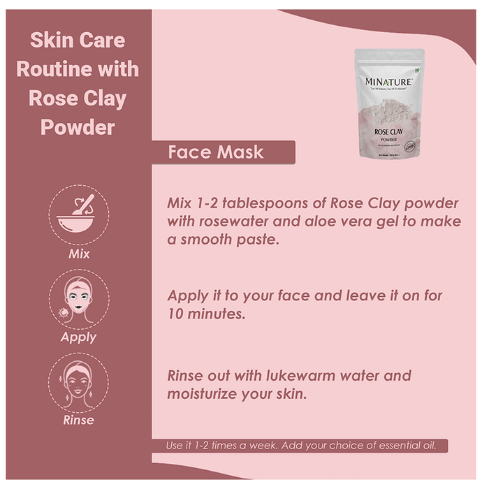 Minature Rose Clay Powder