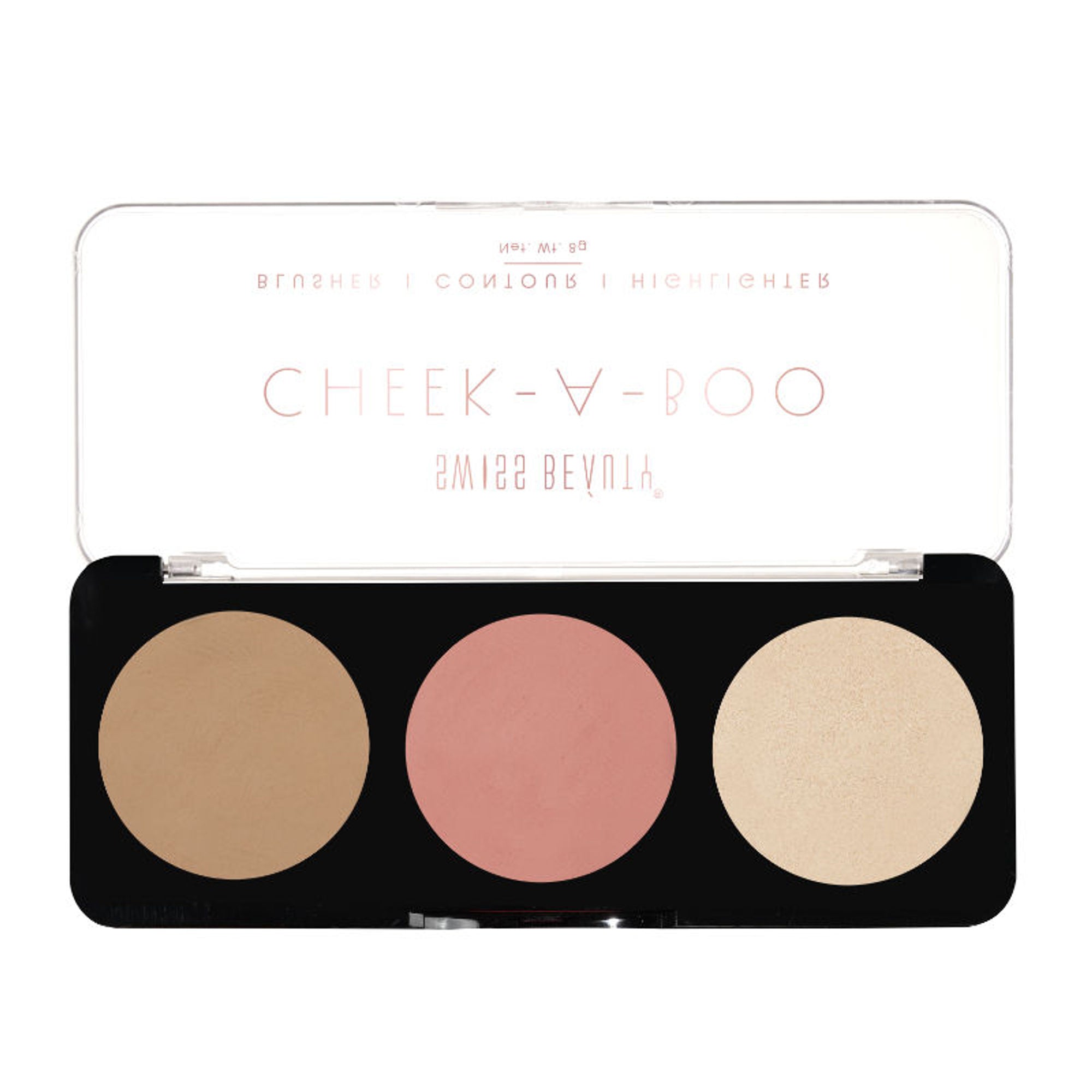Swiss Beauty Cheek-A-Boo 3 In One Blushe Contour And Highlighter - 1 - Distacart