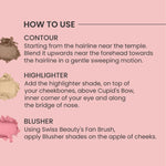 Thumbnail for Swiss Beauty Cheek-A-Boo 3 In One Blushe Contour And Highlighter - 2 - Distacart