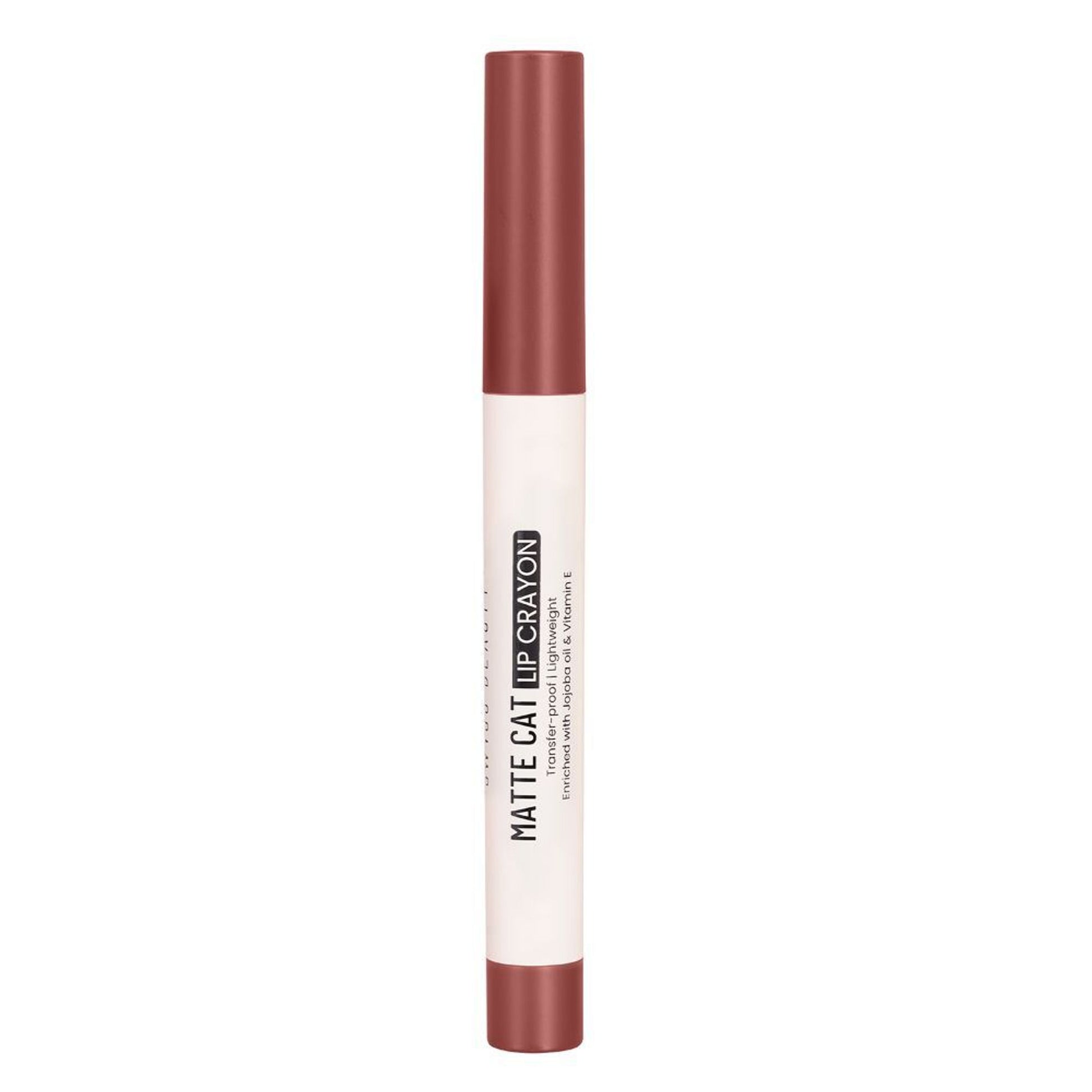 Swiss Beauty Non Transfer Matte Cat Lip Crayon - Fig-Mauve - Distacart
