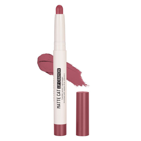 Swiss Beauty Non Transfer Matte Cat Lip Crayon - Wild Pink