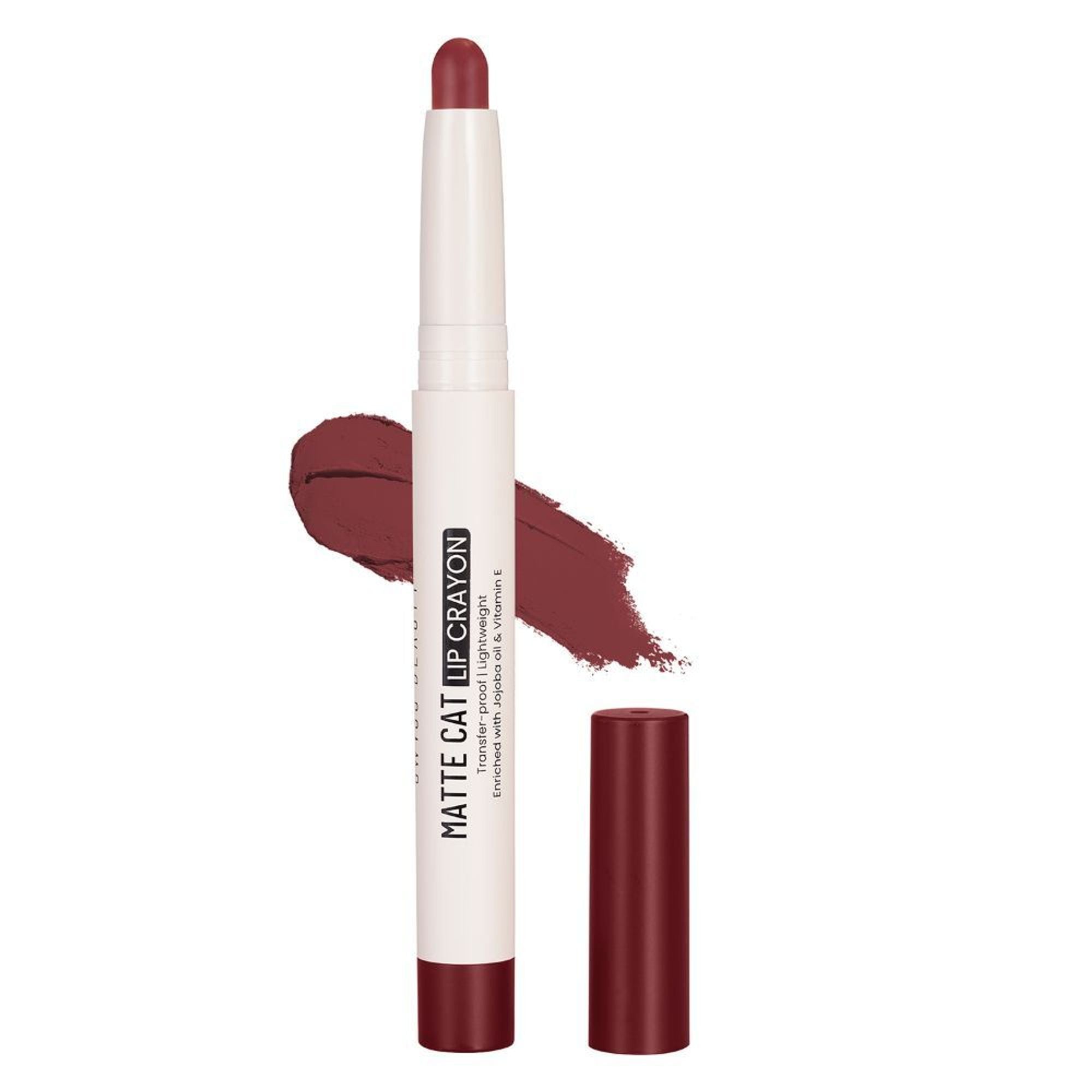 Swiss Beauty Non Transfer Matte Cat Lip Crayon - Jam