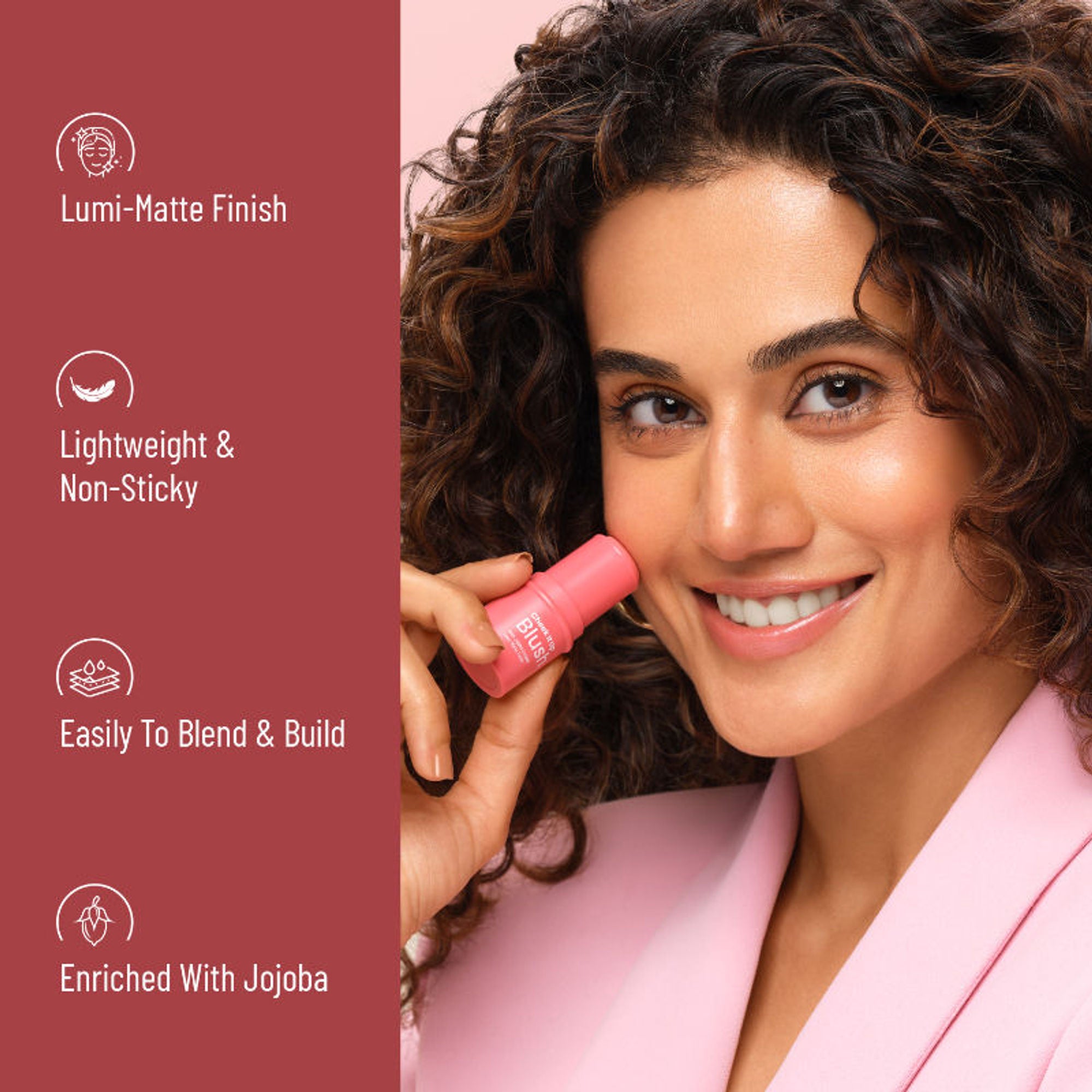 Swiss Beauty Cheek It Up Lumi-Matte Finish Blush - 3 Mood Liffer Coral - Distacart