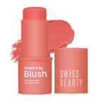 Thumbnail for Swiss Beauty Cheek It Up Lumi-Matte Finish Blush - 4 Too Cheeky