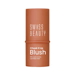 Thumbnail for Swiss Beauty Cheek It Up Lumi-Matte Finish Blush - 6 Buffed With Rose - Distacart