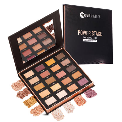 Swiss Beauty Power Stage Eyeshadow Palette - 02 Royal Tribe - Distacart