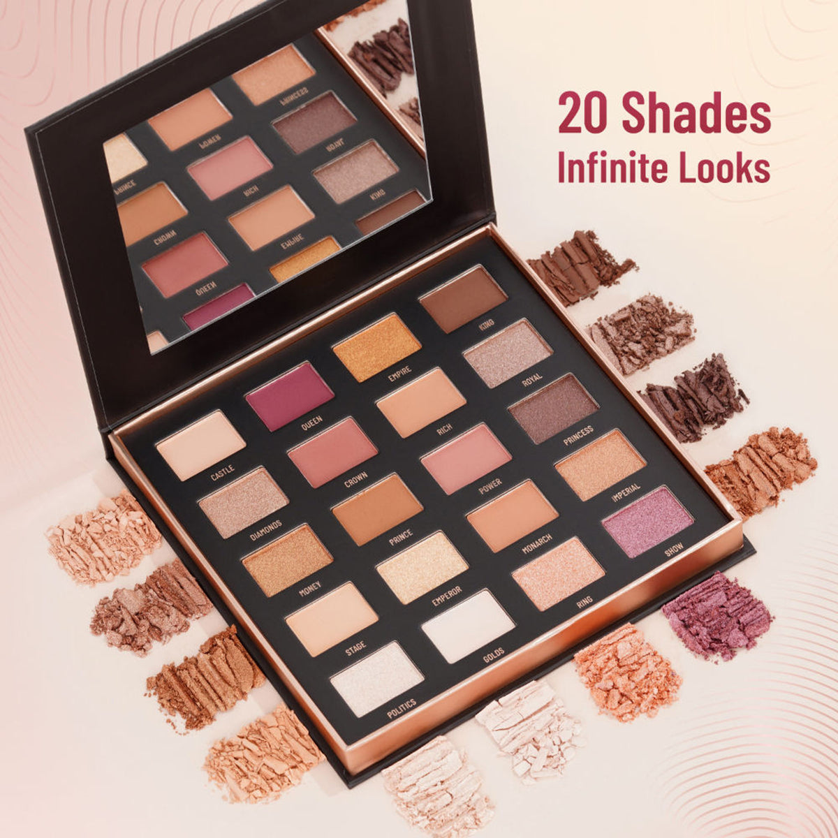 Swiss Beauty Power Stage Eyeshadow Palette - 02 Royal Tribe - Distacart