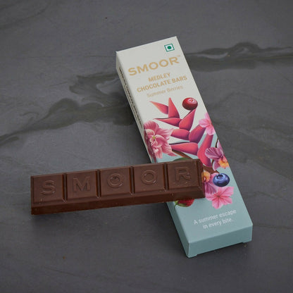 Smoor Medley Chocolate Bars Summer Berries - Dista