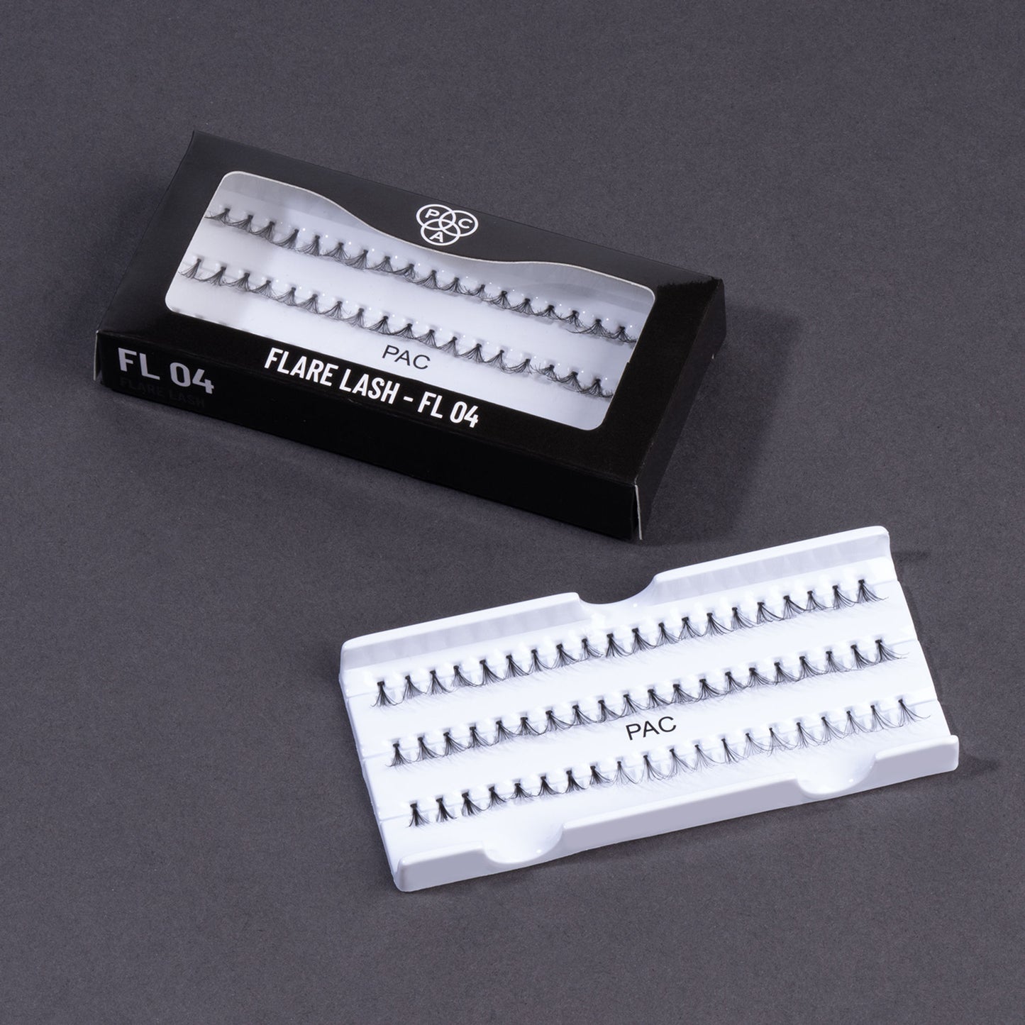 PAC Studio Flare Lash FL4 - Natural Cluster Lashes with Short, Long & Thick Strands for Versatile Looks - Distacart