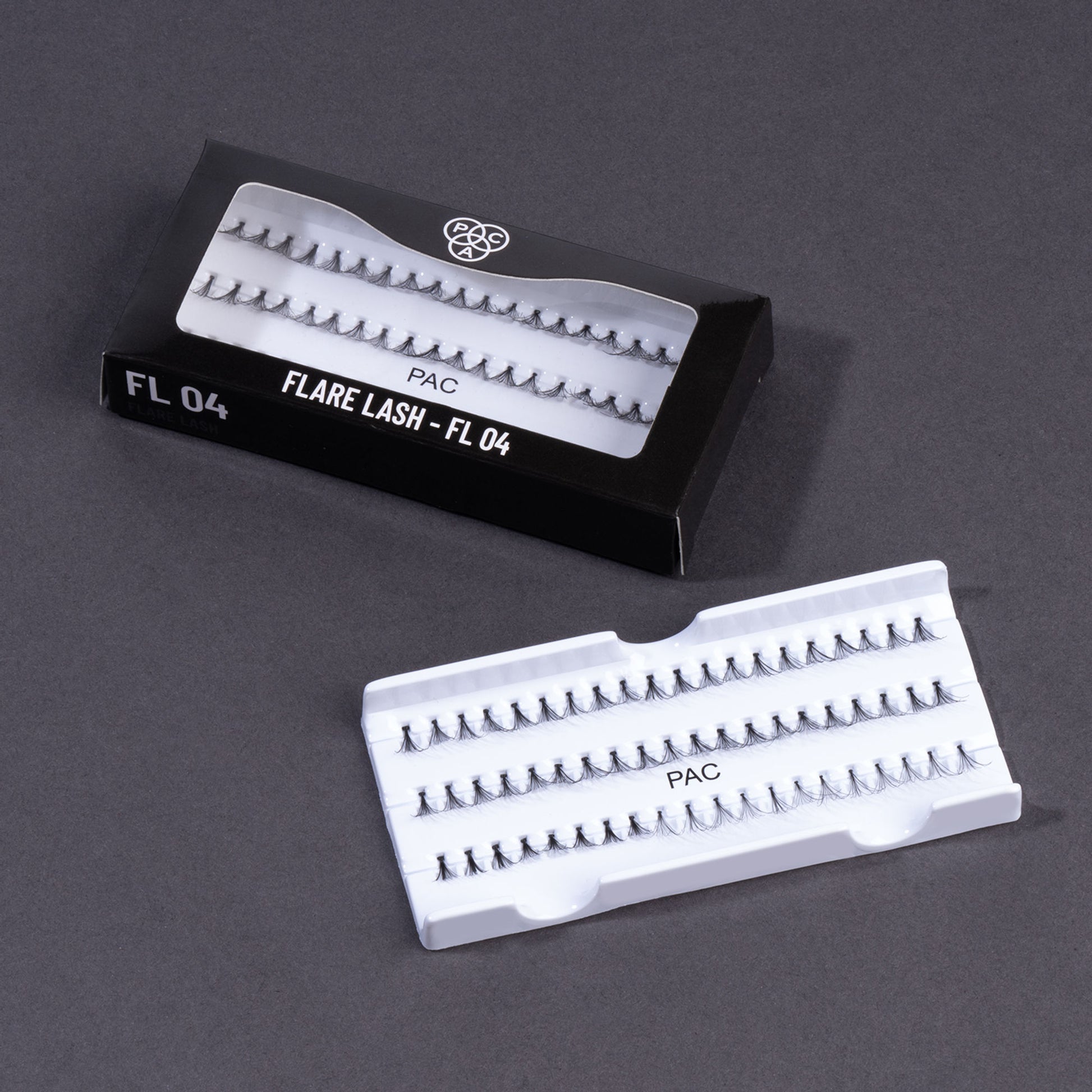 PAC Studio Flare Lash FL4 - Natural Cluster Lashes with Short, Long & Thick Strands for Versatile Looks - Distacart