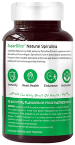 Thumbnail for bliss welness immunity wellness spirulina veg tablet