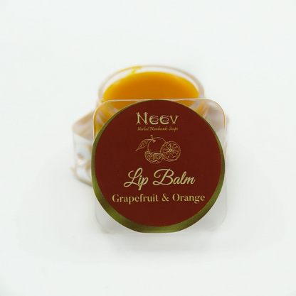 Neev Herbal Handmade Soaps Lip Balm Grapefruit and Orange - Distacart