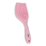 Thumbnail for ZEYU Detangler Hairbrush with Removable Cleaning Brush - Pink