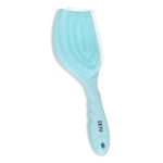 Thumbnail for ZEYU Detangler Hairbrush with Removable Cleaning Brush - Blue