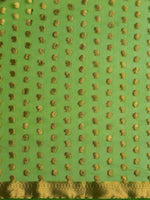 Thumbnail for Anouk Green Paisley Woven Design Zari Organza Banarasi Saree - Distacart