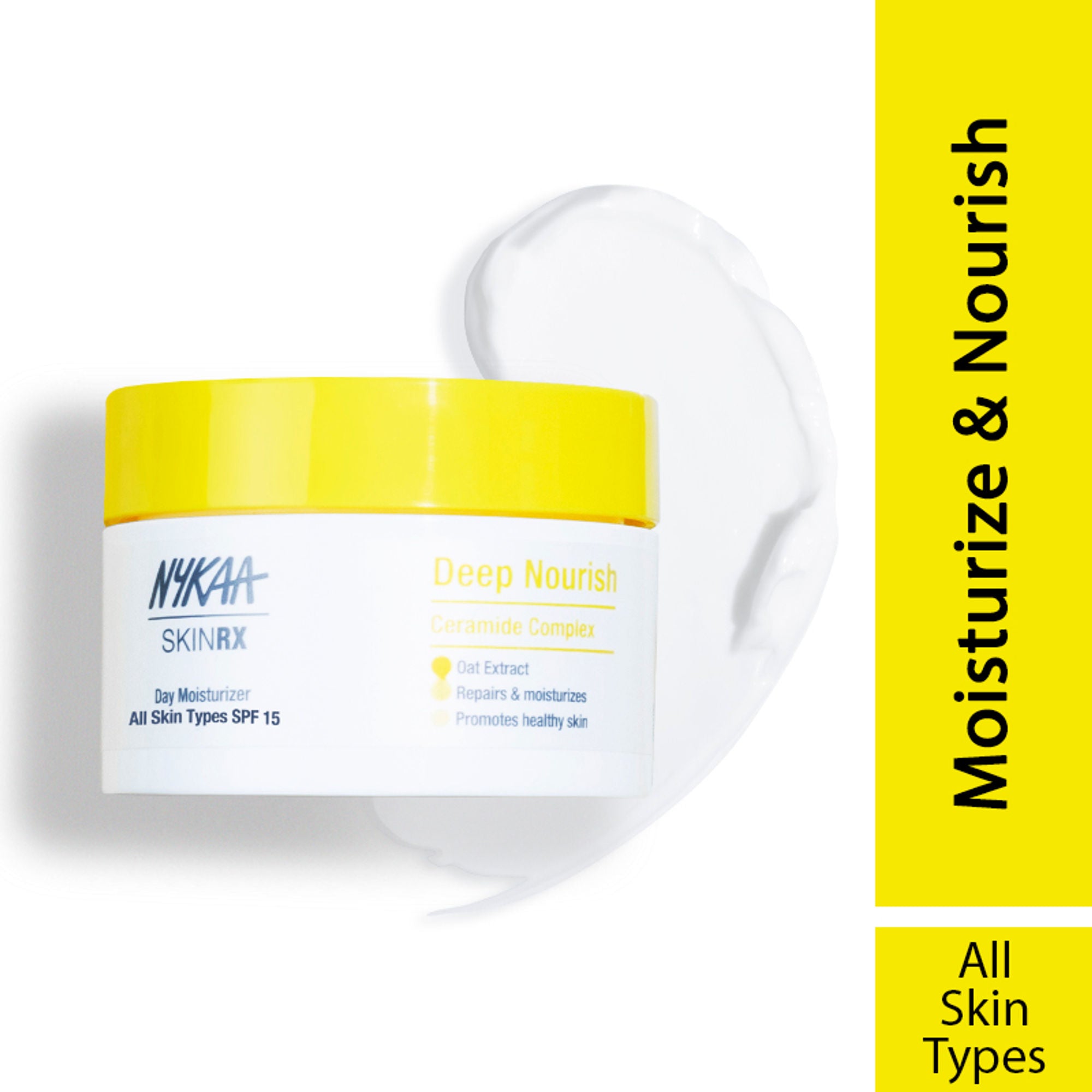 Nykaa SkinRX Ceramide Barrier Repair Face Moisturizer with SPF 15- All Skin Types