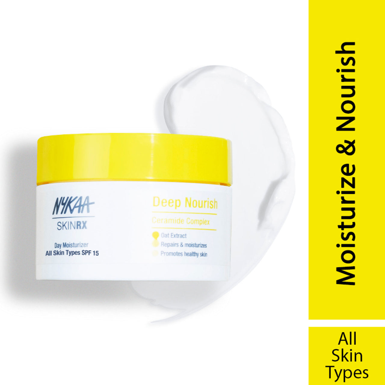 Nykaa SkinRX Ceramide Barrier Repair Face Moisturizer with SPF 15- All Skin Types