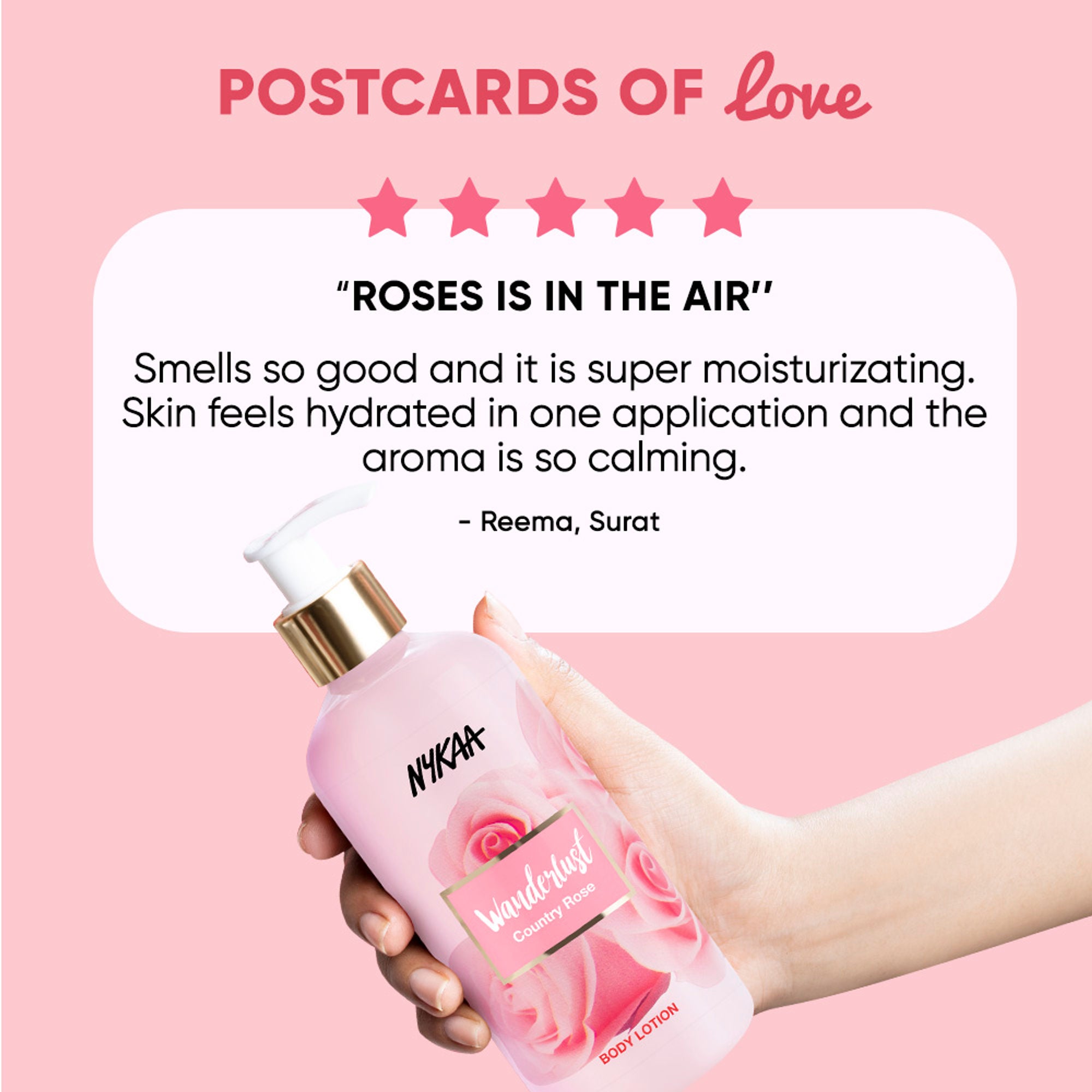 Wanderlust Moisturizing Body Lotion - Country Rose