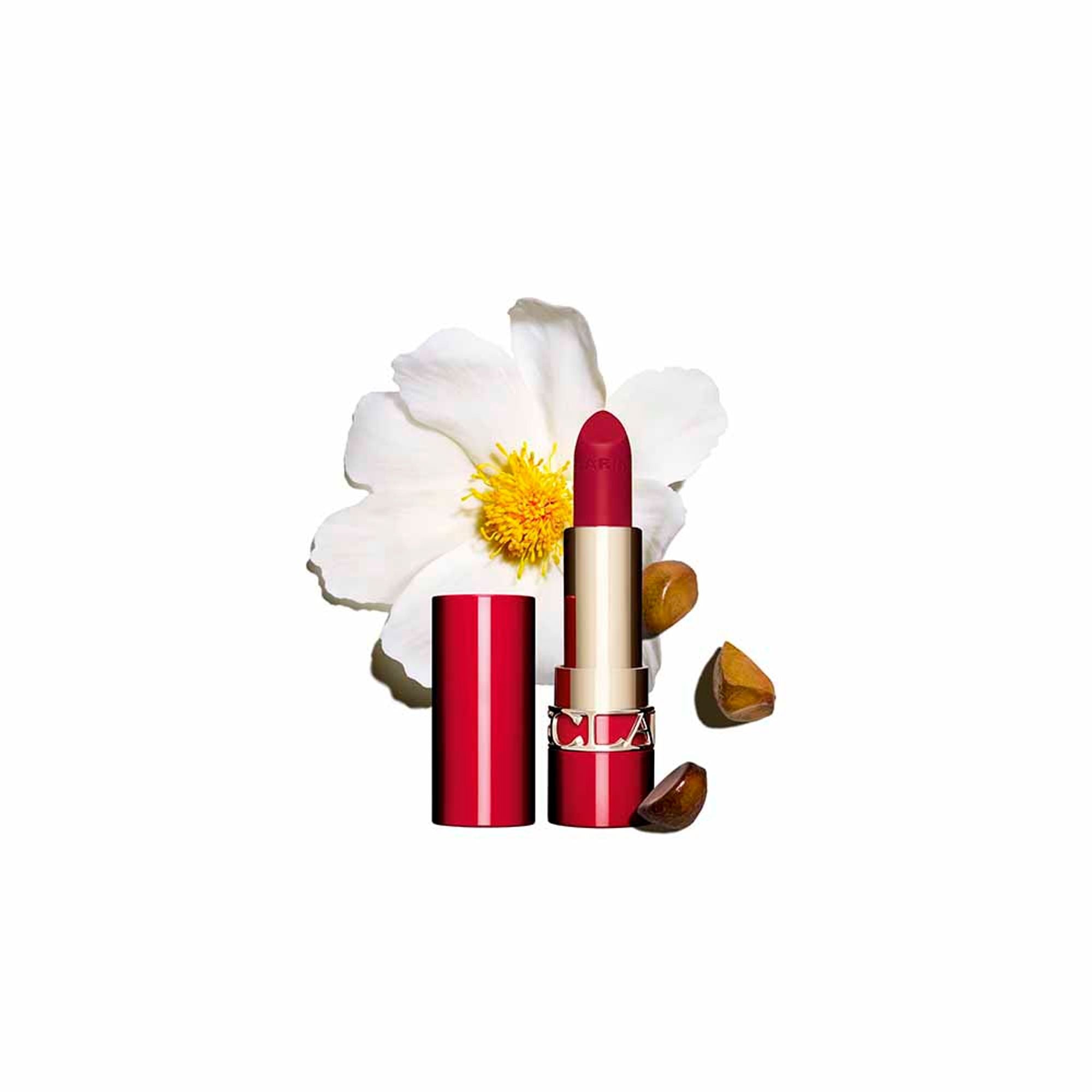 Clarins Joli Rouge Velvet Lipstick - 742V Joli Rouge - Distacart